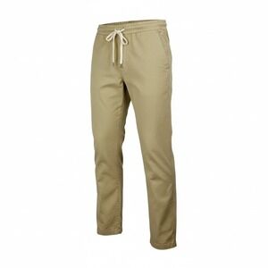 Quiksilver Men's Tan Elastic Waist Drawstring Chino Pants Size Large